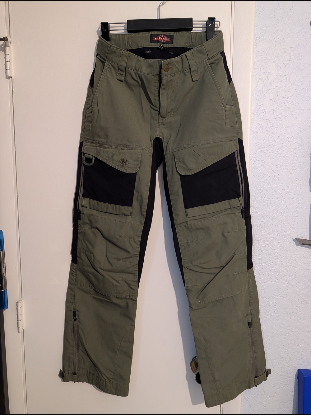 Tru-Spec Women's Olive Green Utility Field Cargo Pants with Black Panels